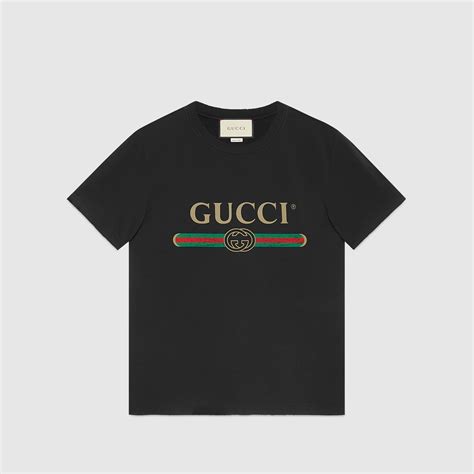 washed shirt with gucci logo|authentic gucci t shirts.